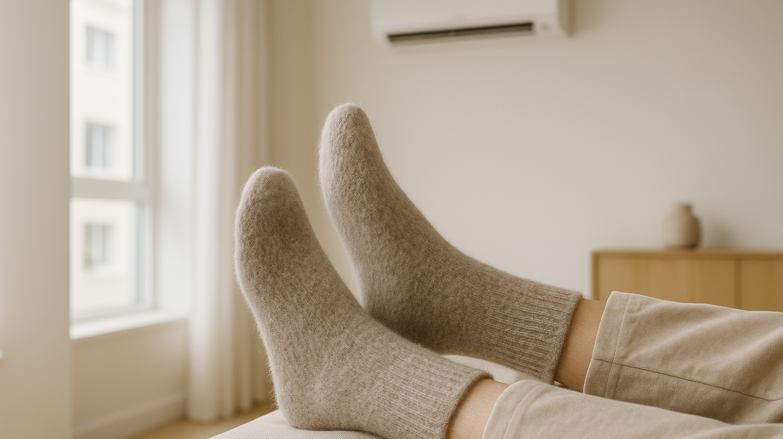 ポッサムメリノの靴下は冷房対策にいいよ!夏でも快適な足元を実現する天然素材の魅力