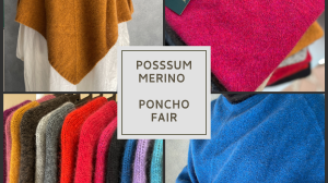 【3日間限定】ポッサムメリノのポンチョフェア開催!