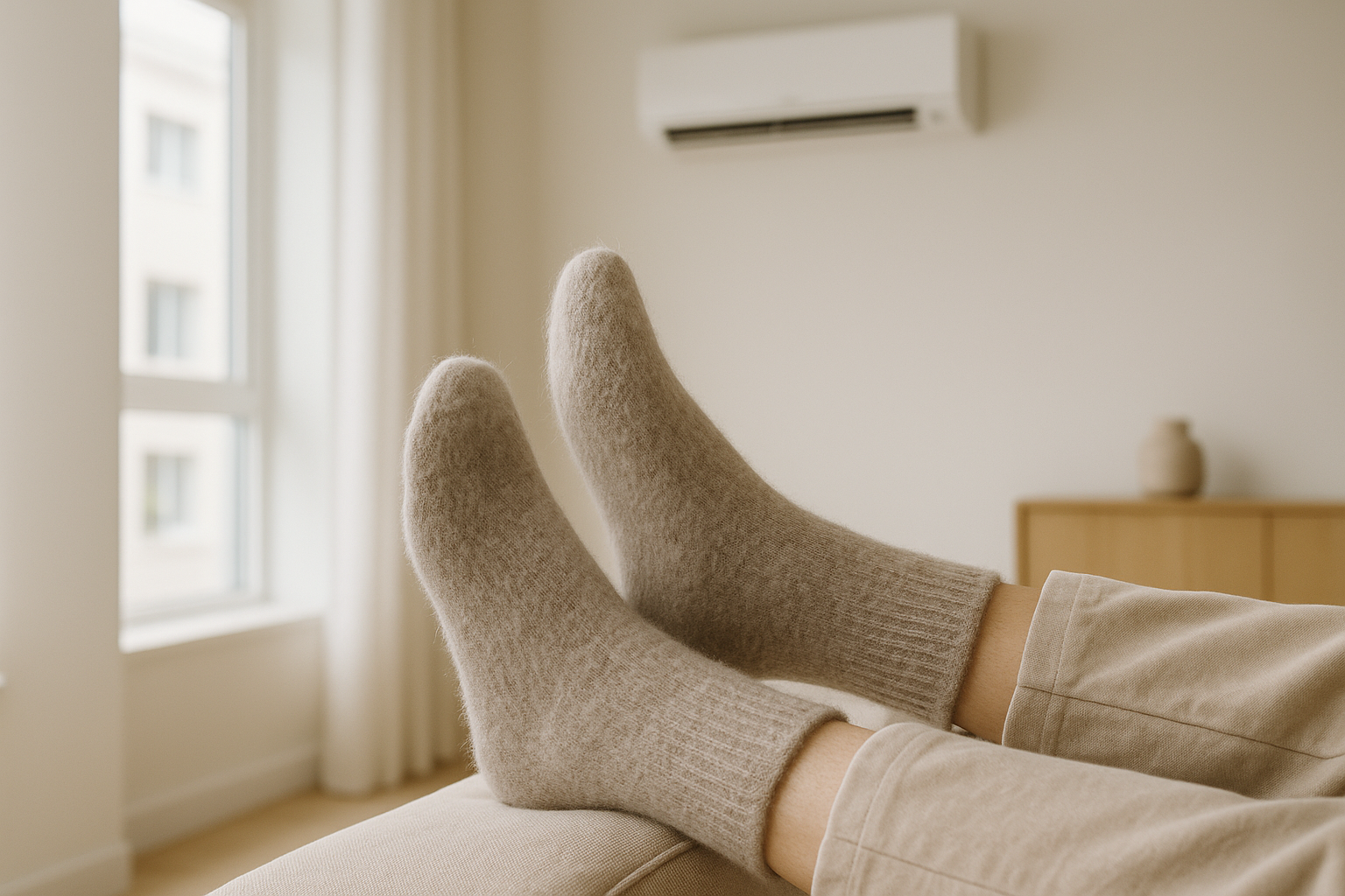 ポッサムメリノの靴下は冷房対策にいいよ！夏でも快適な足元を実現する天然素材の魅力