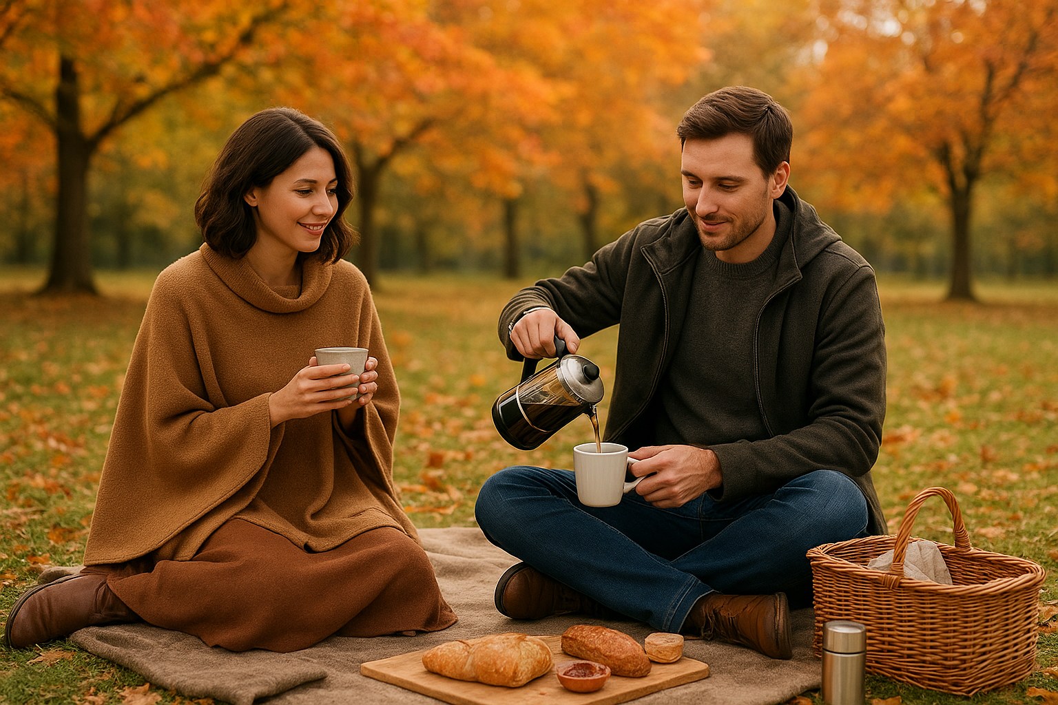 【秋ピクニックに最適】ポッサムメリノで叶えるあったかアウトドアファッション